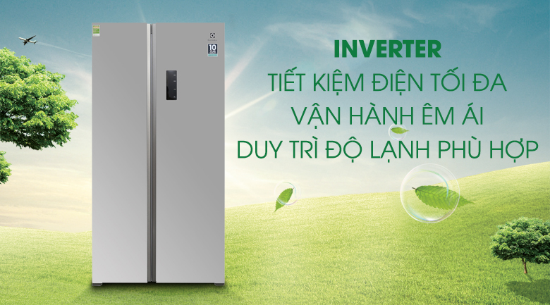 Tủ lạnh Inverter - Tủ lạnh Electrolux Inverter 541 lít ESE5301AG-VN