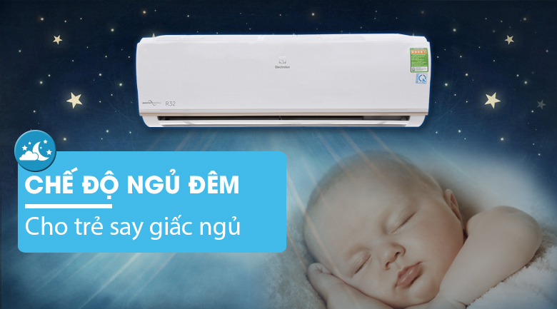 Ngủ đêm Eco - Máy lạnh Electrolux Inverter 1 HP ESV09CRO-A1