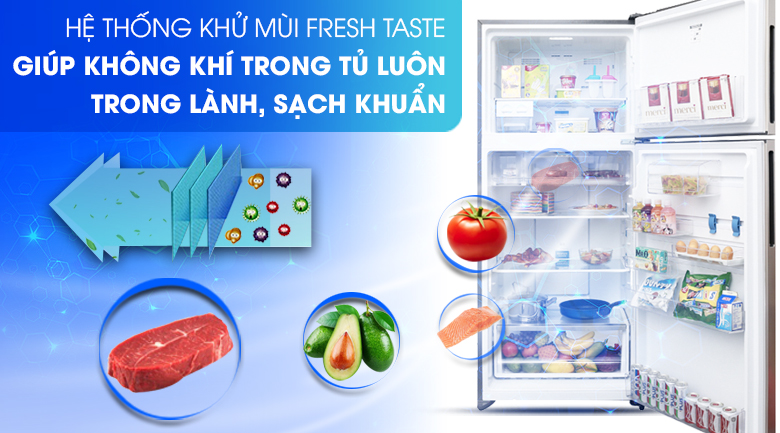 Công nghệ FreshTaste kháng khuẩn khử mùi - Tủ lạnh Electrolux Inverter 531 lít ETB5702GA