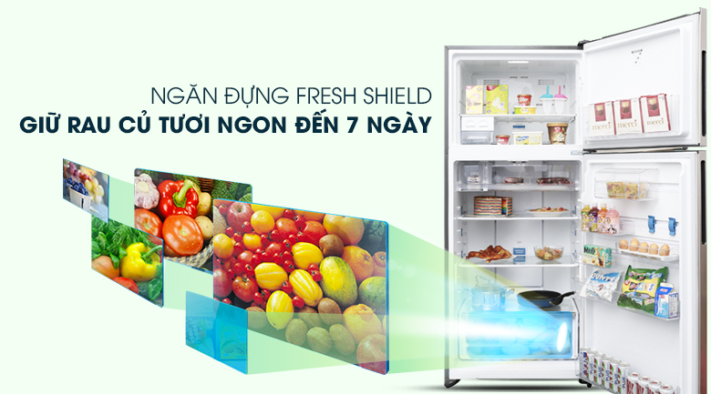 Ngăn đựng rau củ FreshShield - Tủ lạnh Electrolux Inverter 531 lít ETB5702GA