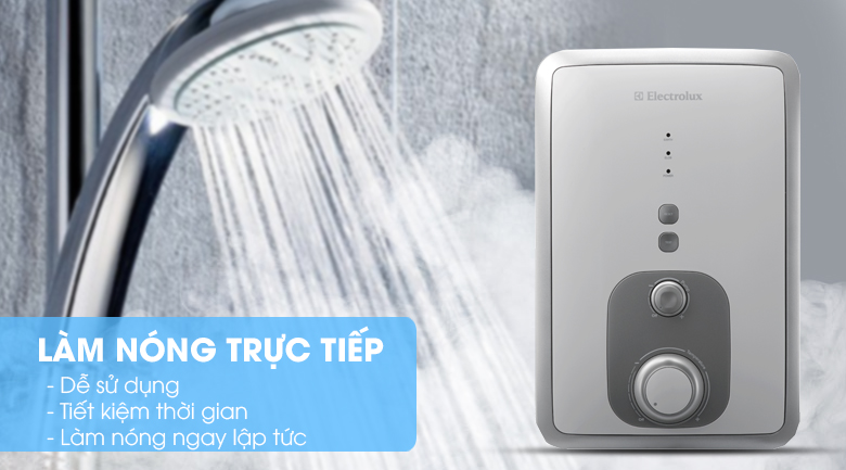 Làm nóng trực tiếp - Máy nước nóng Electrolux EWE451BA-DW 4.5 kW