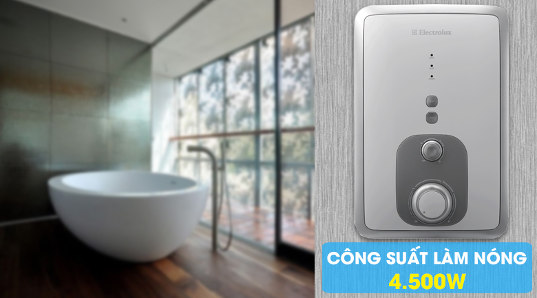 Công suất - Máy nước nóng Electrolux EWE451BA-DW 4.5 kW