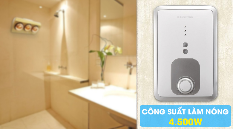 Công suất 4500W - Máy nước nóng Electrolux EWE451BX-DW