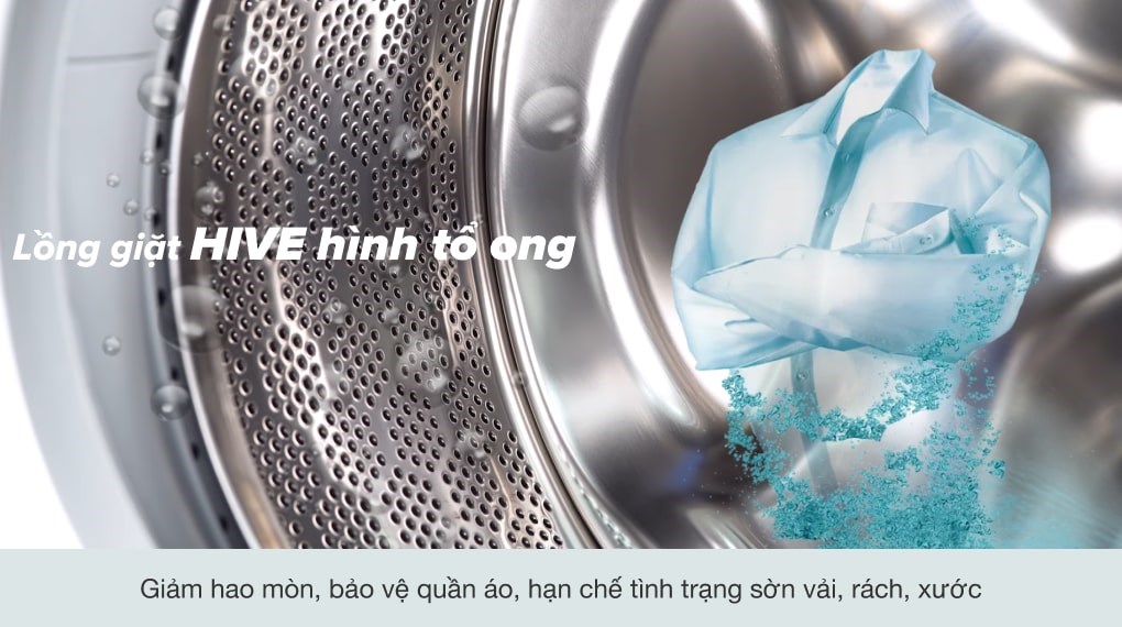 Lồng giặt HIVE - Máy giặt Electrolux Inverter 8 Kg EWF8025DGWA