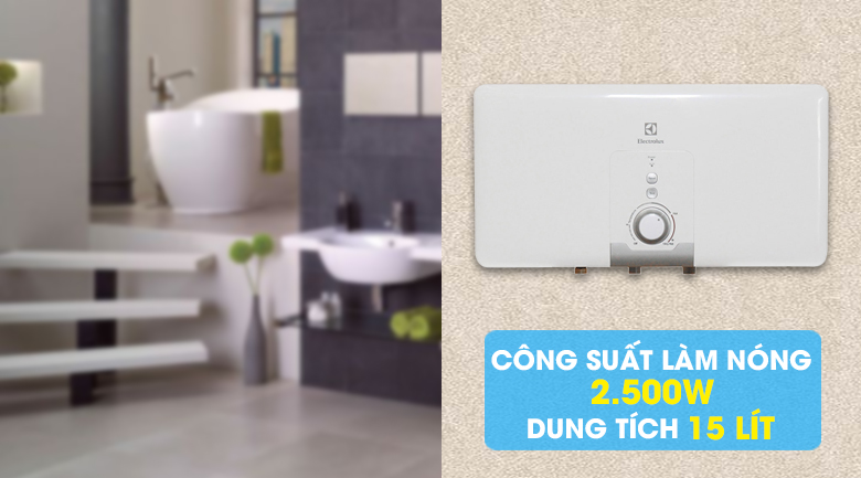 Bình nước nóng Electrolux EWS15DDX-DW 15 lít Bình nước nóng Electrolux EWS15DDX-DW 15 lít