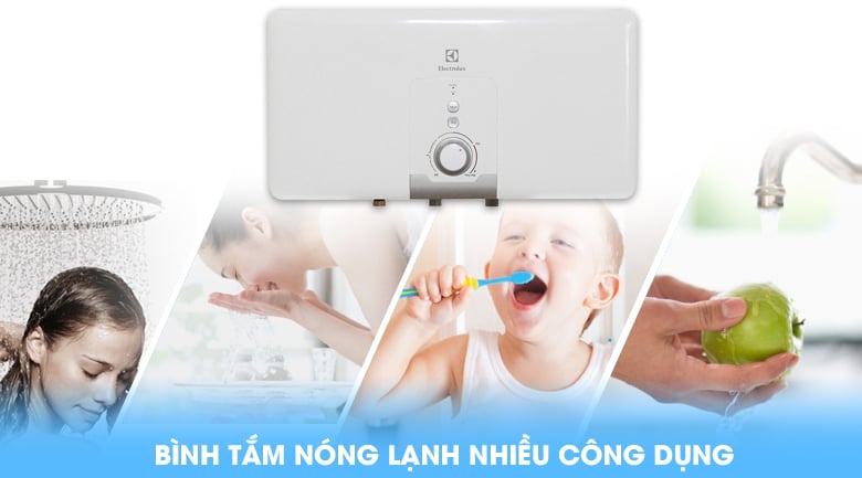 Bình nước nóng Electrolux EWS15DDX-DW 15 lít nhiều công dụng Bình nước nóng Electrolux EWS15DDX-DW 15 lít nhiều công dụng