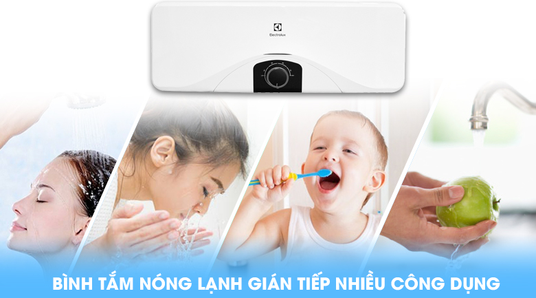 Bình nóng lạnh đa năng - Bình nóng lạnh Electrolux EWS202DX-DWM 20 lít
