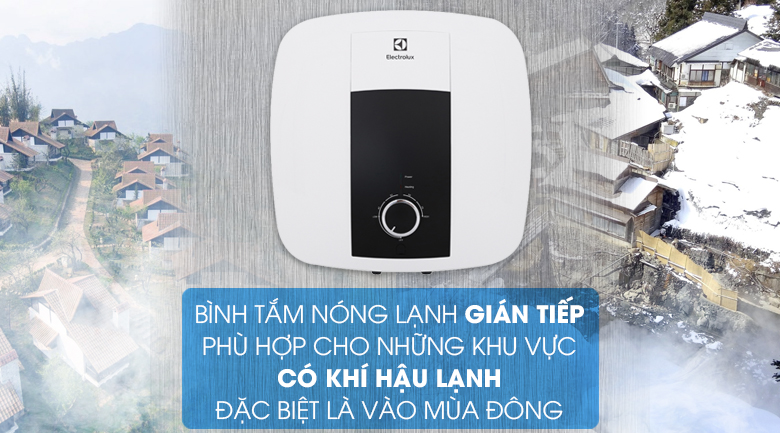 Làm nóng gián tiếp - Bình nước nóng Electrolux 15 lít EWS152DX-DWM Làm nóng gián tiếp - Bình nước nóng Electrolux 15 lít EWS152DX-DWM