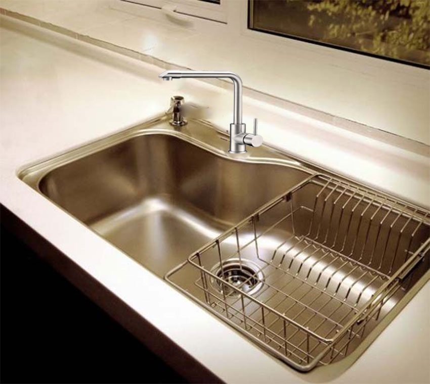 Vòi rửa bát Canzy CZ-702 với thiết kế đẹp mắt, sang trọng