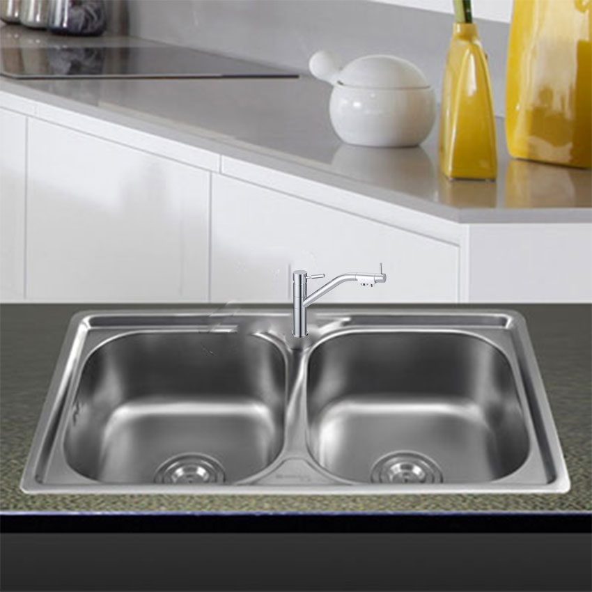 Vòi rửa bát Canzy CZ-802 với thiết kế hiện đại, sang trọng