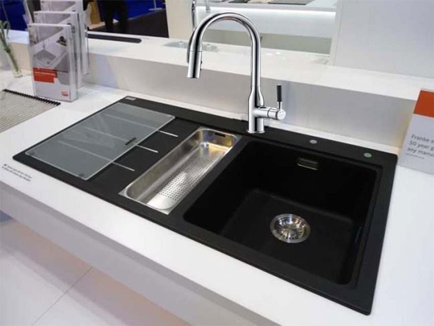 Thiết kế hiện đại và sang trọng của vòi rửa bát Canzy CZ-907