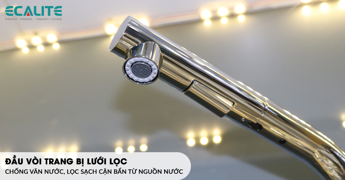 Đầu vòi EF-H018C được trang bị lõi lõc