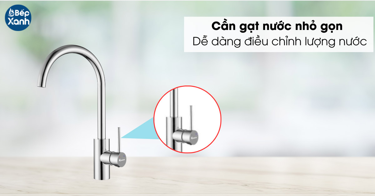 voi rua chen nong lanh konox rio can gat nuoc