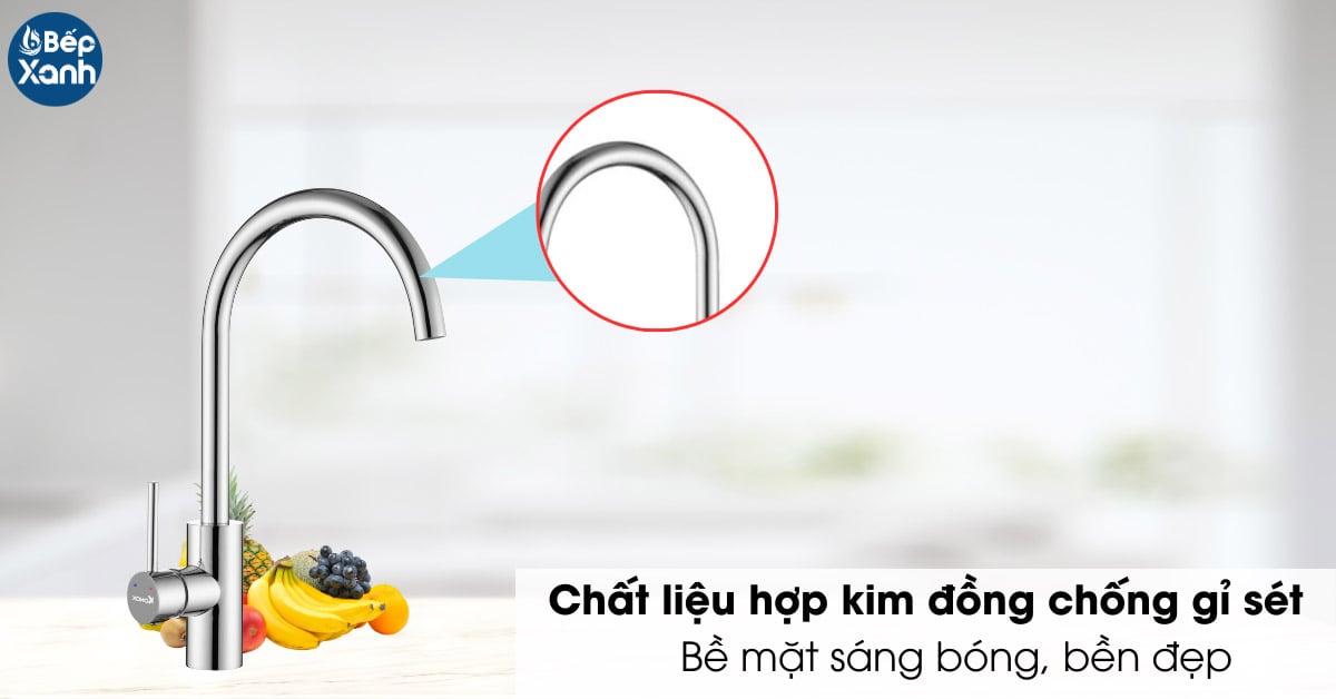 voi rua chen nong lanh konox rio chat lieu hop kim