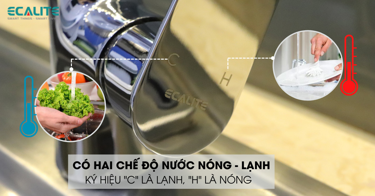 có hai nguồn nước nong - lạnh có hai nguồn nước nong - lạnh