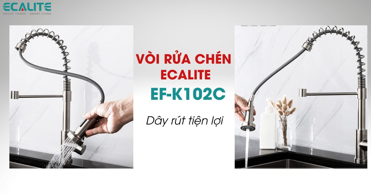 hướng dẫn sử dụng vòi rửa chén Ecalite EF-K120C hướng dẫn sử dụng vòi rửa chén Ecalite EF-K120C
