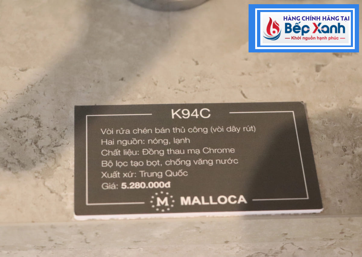 vòi rửa mạ chrome dây rút malloca k94c bảo hành 3 năm vòi rửa mạ chrome dây rút malloca k94c bảo hành 3 năm