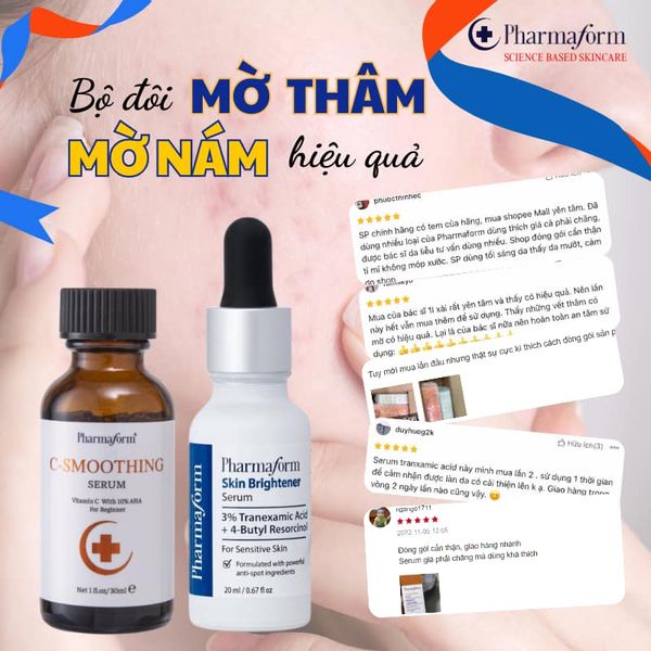 Acid Tranexamic nên kết hợp với hoạt chất nào hiệu quả? - Pharmaform
