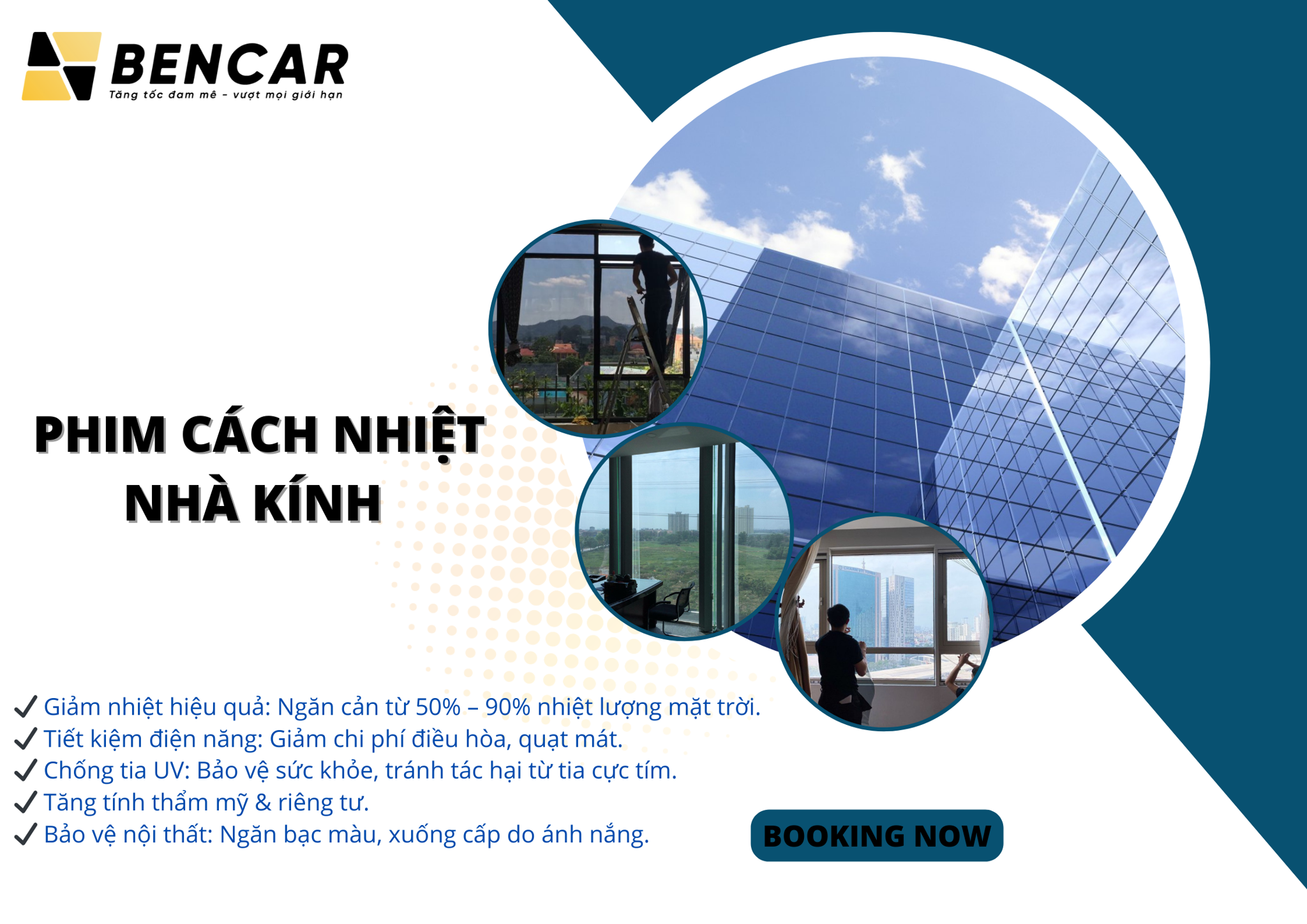 Dịch Vụ Dán Phim Cách Nhiệt Nhà Kính Tại Yên Bái – Giải Pháp Hiệu Quả Chống Nóng