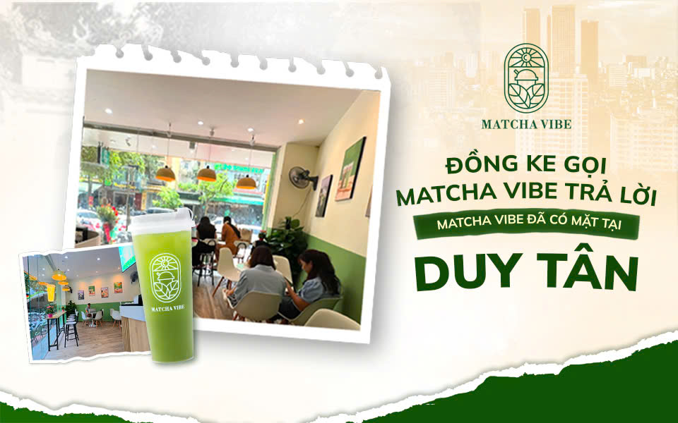 Khai trương siêu “xanh mát” – Check-in ngay cơ sở thứ 25 cực chill tại Duy Tân!