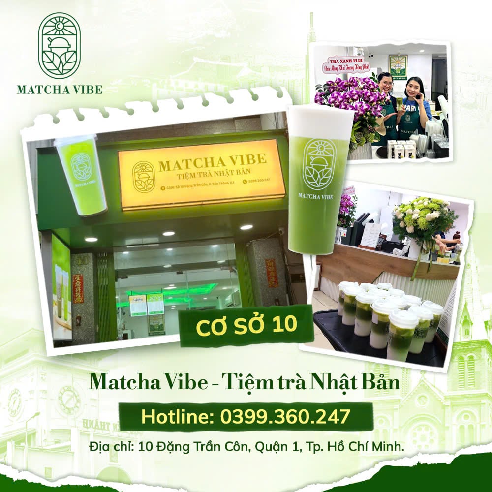 Matcha Vibe Cơ Sở 10 - 10 Đặng Trần Côn, Quận 1, Tp. Hồ Chí Minh