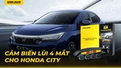Cảm Biến Lùi 4 Mắt Honda City STEELMATE - An Toàn Tối Ưu