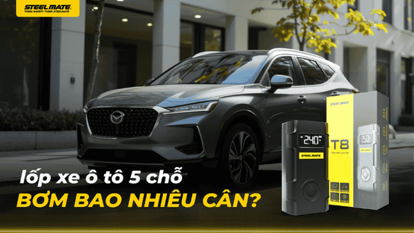 Lốp xe ô tô 5 chỗ bơm bao nhiêu cân là đúng tiêu chuẩn?