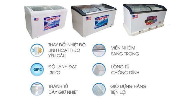 Nên lựa chọn tủ đông có nhiều tiện ích đi kèm