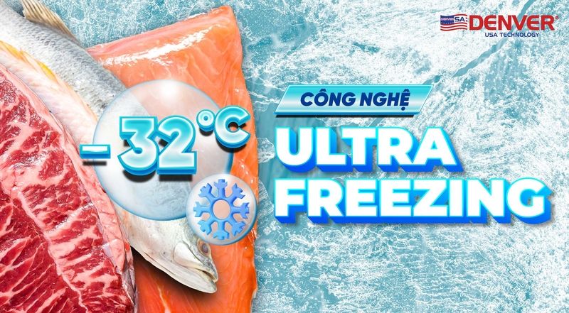 Công nghệ Ultra Freezing – Làm lạnh sâu đến -32°C
