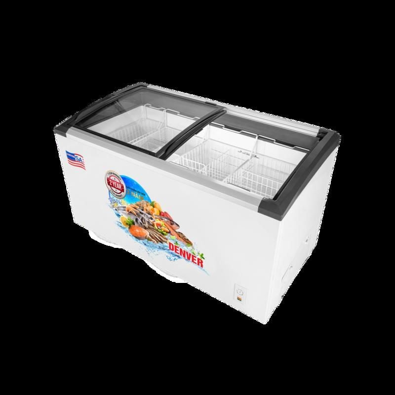 Mẫu tủ đông Denver AS 1280K với mức giá khoảng 15 triệu đồng