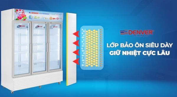 Nên chọn tủ mát có lớp bảo ôn dày