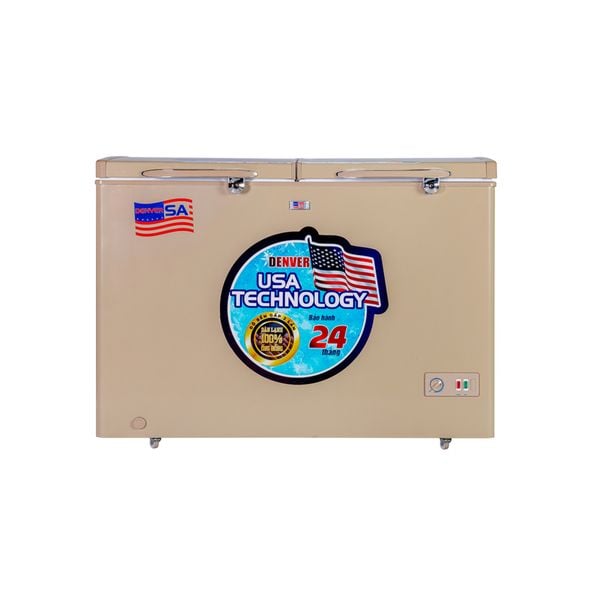 Tủ đông Denver AS 550HDI 290L Lòng inox