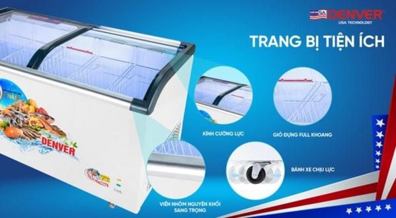 Ưu tiên tủ đông có đủ tiện ích