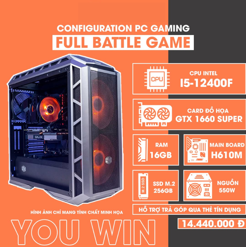 Cấu Hình Chiến Full Game Chỉ với 14.440.000 VNĐ