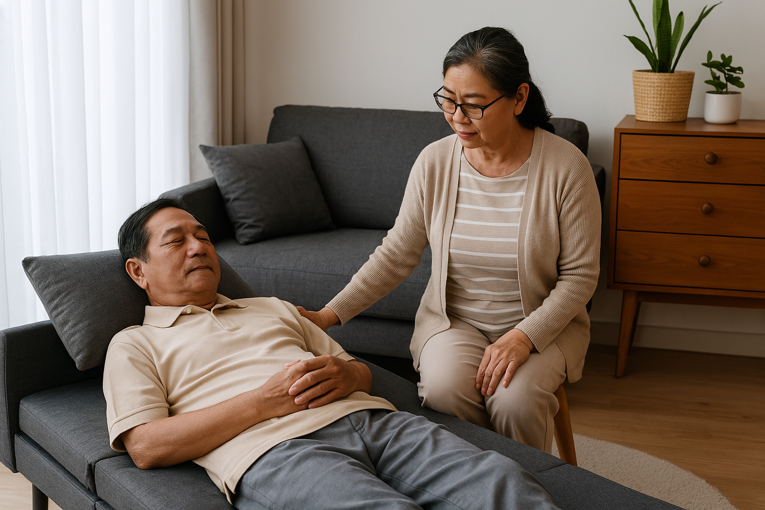 Khi ba mẹ ở xa vào thăm, tôi không muốn họ ngủ dưới đất thêm nữa