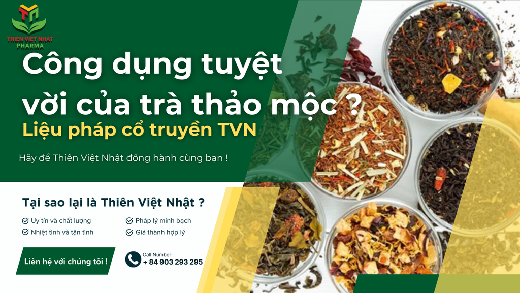 15 loại trà thảo mộc tăng cường sức khỏe cho bạn