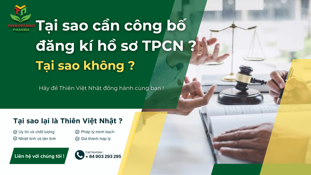 Tại sao cần công bố, đăng kí hồ sơ thực phẩm chức năng ?