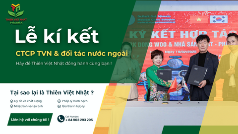 Lễ kí kết hợp tác giữa CTCP Thiên Việt Nhật và đối tác nước ngoài