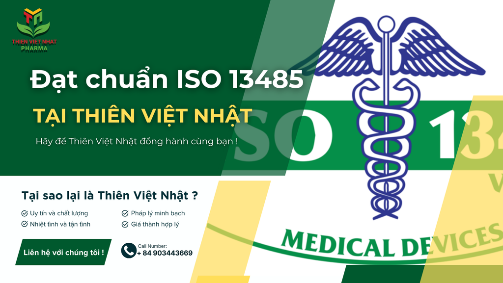 Đơn vị đạt tiêu chuẩn ISO 13485