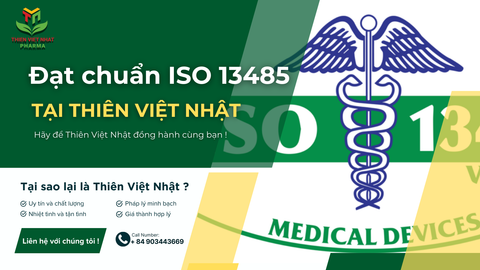 Đơn vị đạt tiêu chuẩn ISO 13485