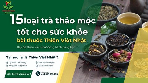 15 loại trà thảo mộc tăng cường sức khỏe cho bạn