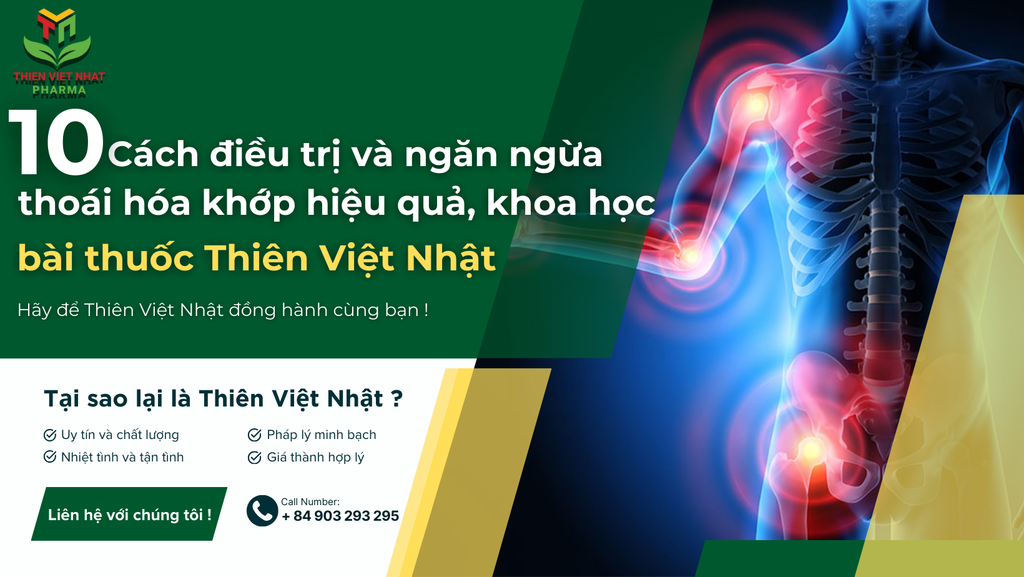 10 cách điều trị và ngăn ngừa thoái hóa khớp hiệu quả, khoa học