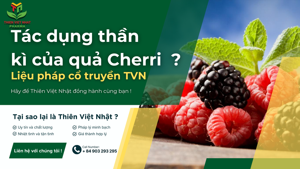 Quả Cherri và điều kì diệu của nó, bạn đã biết ?