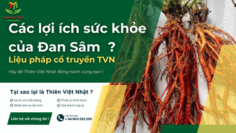 Các lợi ích sức khỏe của Dược liệu Đan Sâm