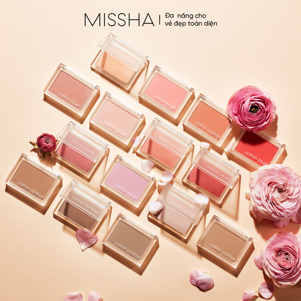 COTTON BLUSH MISSHA – MÁ HỒNG NHẸ NHÀNG, LÂU TRÔI, DỄ TÁN