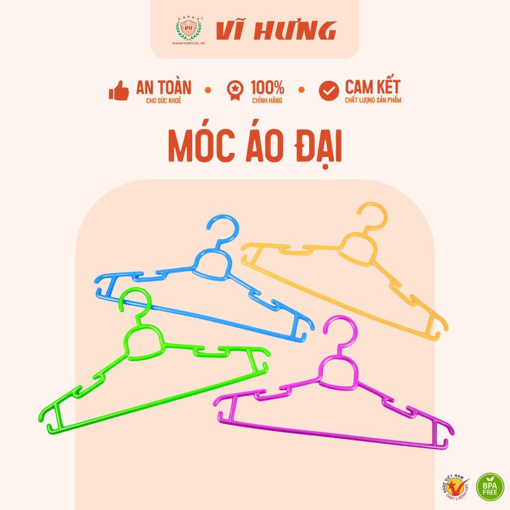 MÓC TREO QUẦN ÁO BỀN ĐẸP, TIỆN LỢI CỦA VĨ HƯNG