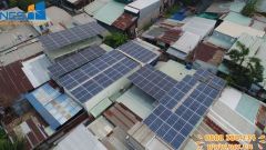 Hệ thống điện mặt trời hòa lưới - lưu trữ (HYBRID) 7,5kWp