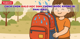 Cách Chọn Balo Học Sinh Chống Nước Không Bị Phai Màu