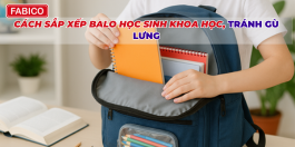 Cách Sắp Xếp Balo Học Sinh Khoa Học, Tránh Gù Lưng