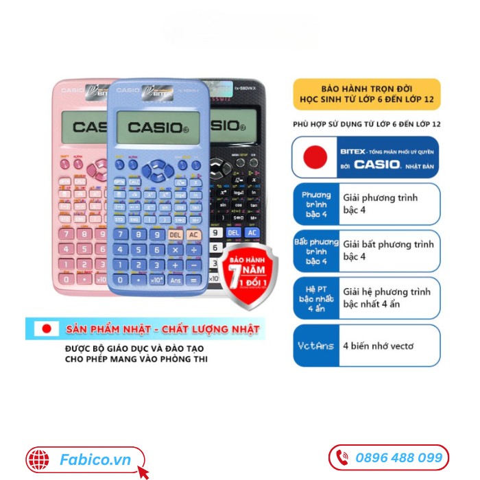 Tính năng nổi bật của Casio FX-580VN